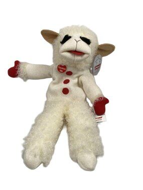Lamb Chop Plush Puppet – Shari Lewis Classic Character – Vintage Talking Puppet